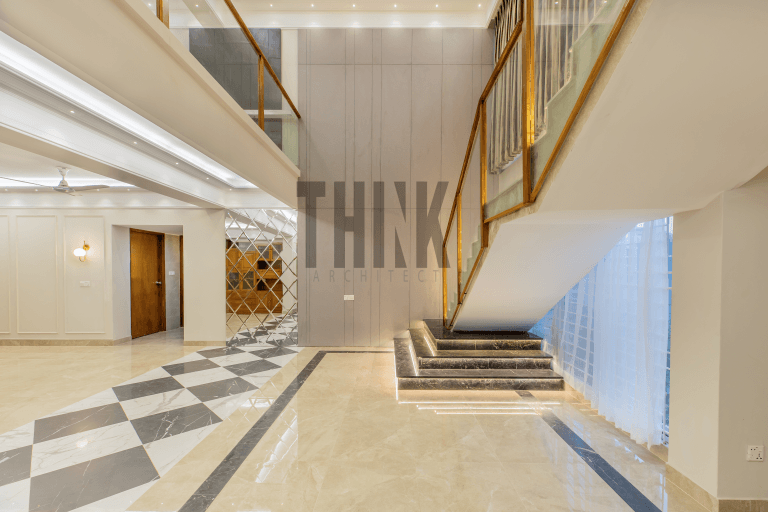 Interior design in Bashundhara, Bangladesh. Duplex design by Think Architect